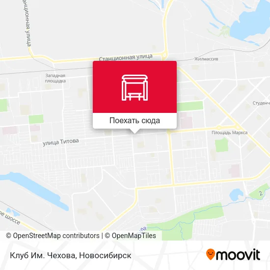 Карта Клуб Им. Чехова