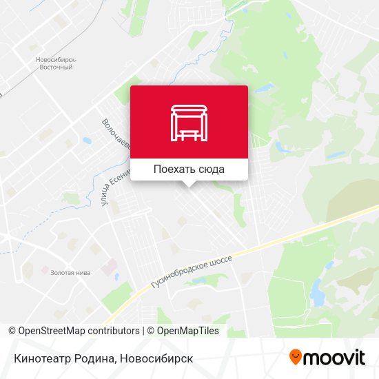 Карта Кинотеатр Родина