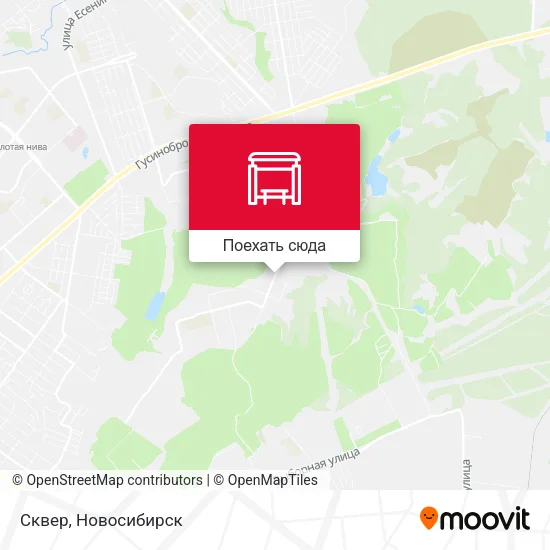 Карта Сквер