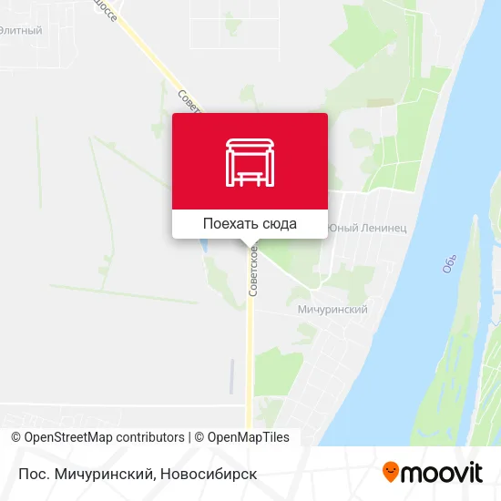 Карта Пос. Мичуринский