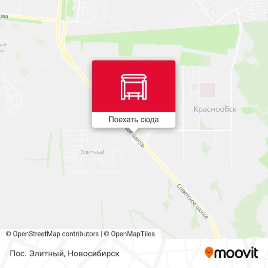 Карта Пос. Элитный