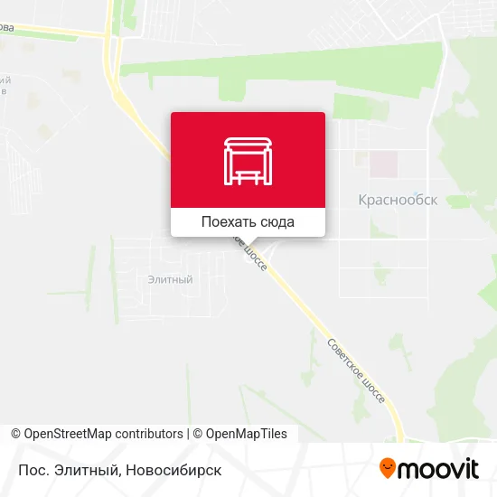Карта Пос. Элитный