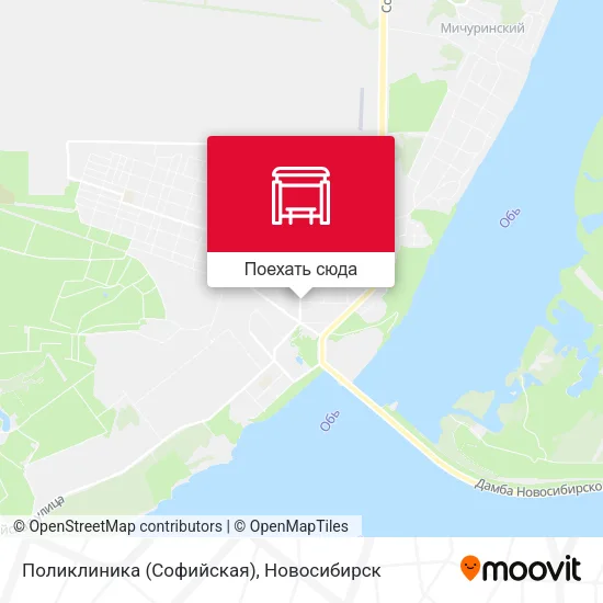 Карта Поликлиника (Софийская)
