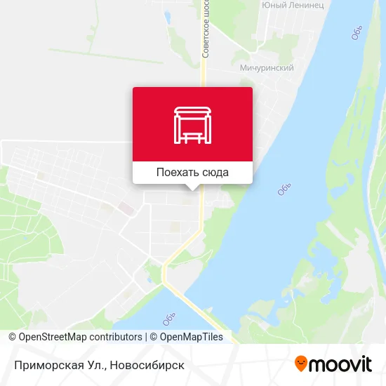 Карта Приморская Ул.