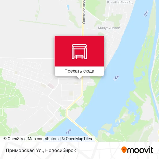 Карта Приморская Ул.