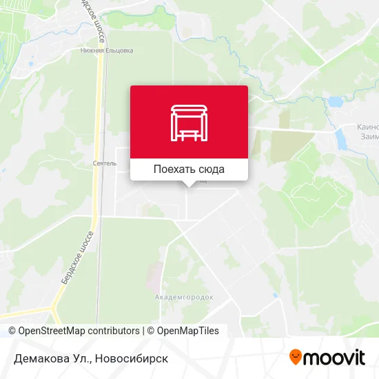 Карта Демакова Ул.