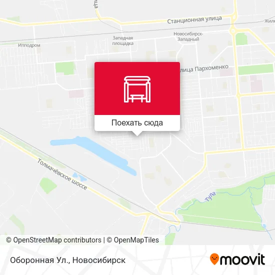 Карта Оборонная Ул.