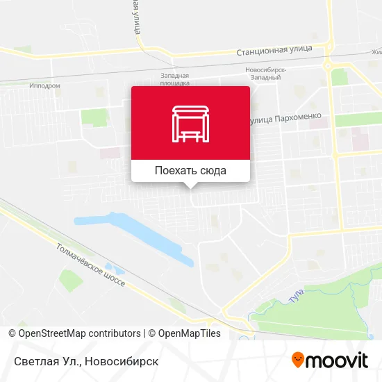 Карта Светлая Ул.