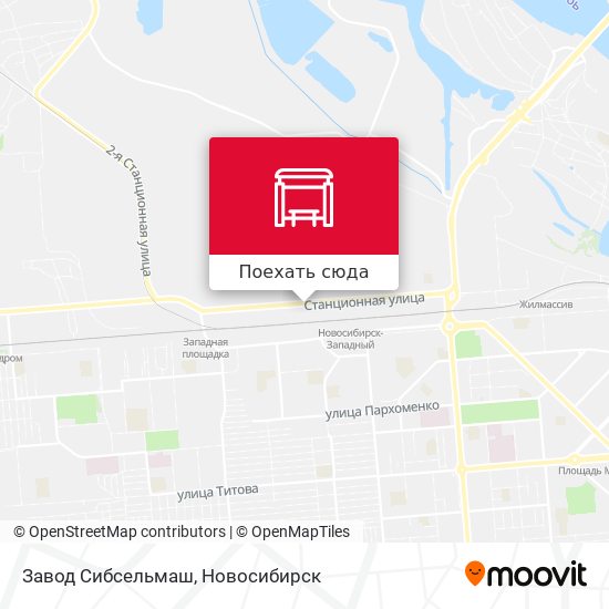 Карта Завод Сибсельмаш
