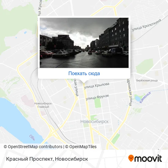 Карта Красный Проспект