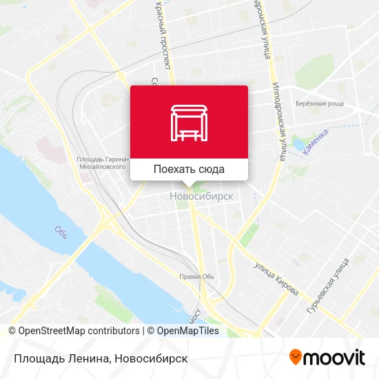 Карта Площадь Ленина