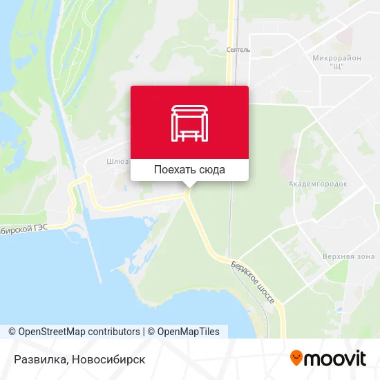 Карта Развилка
