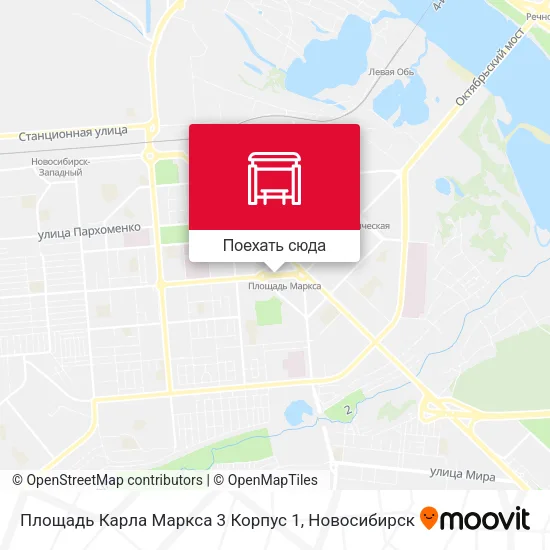 Карта Площадь Карла Маркса 3 Корпус 1