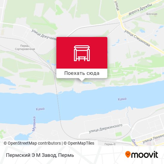 Карта Пермский Э М Завод