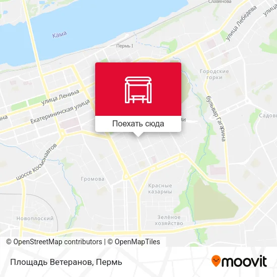 Карта Площадь Ветеранов