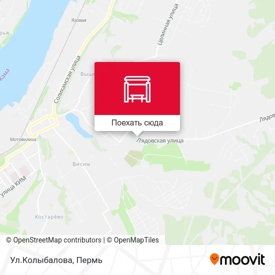 Карта Ул.Колыбалова
