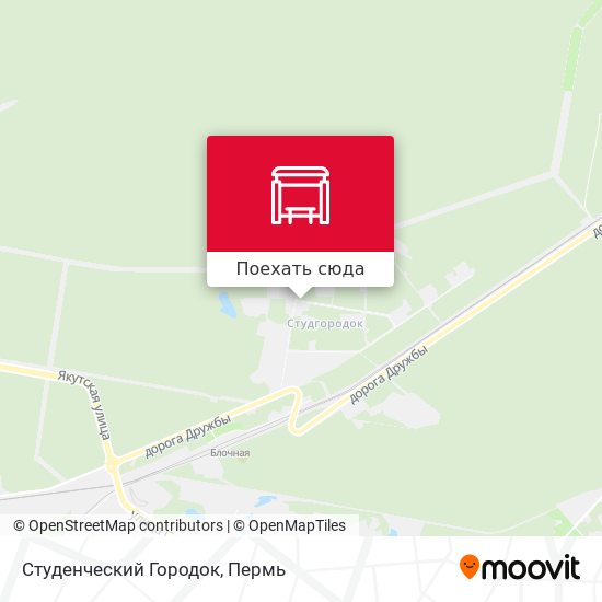 Карта Студенческий Городок