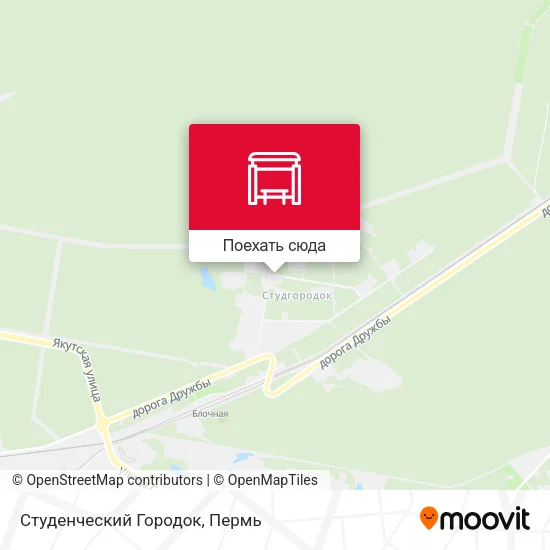 Карта Студенческий Городок