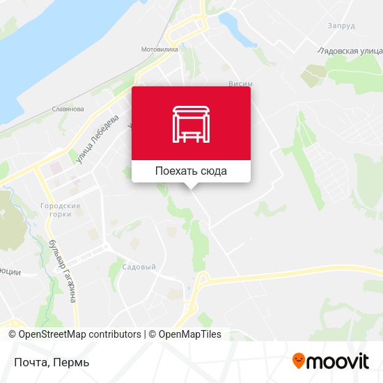 Карта Почта