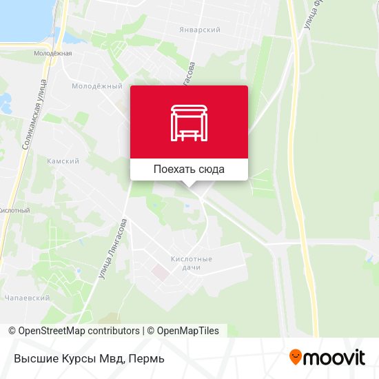 Карта Высшие Курсы Мвд