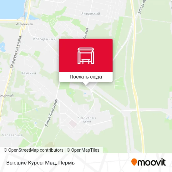 Карта Высшие Курсы Мвд
