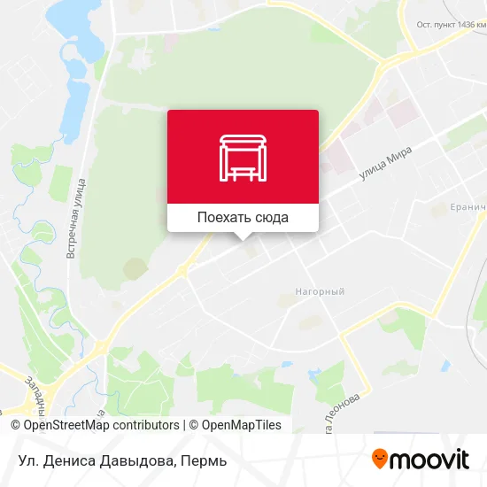 Карта Ул. Дениса Давыдова