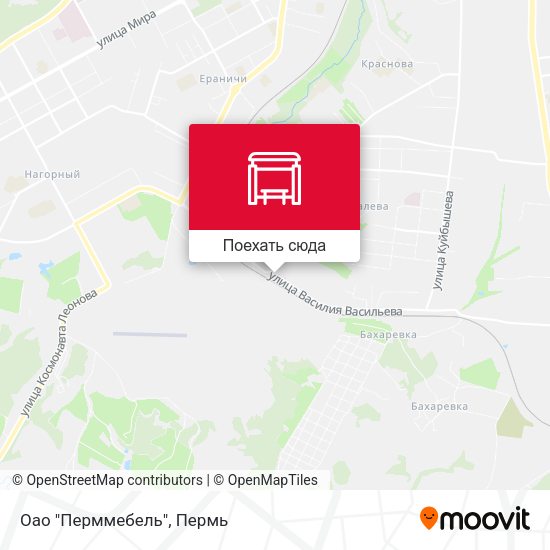 Карта Оао "Перммебель"