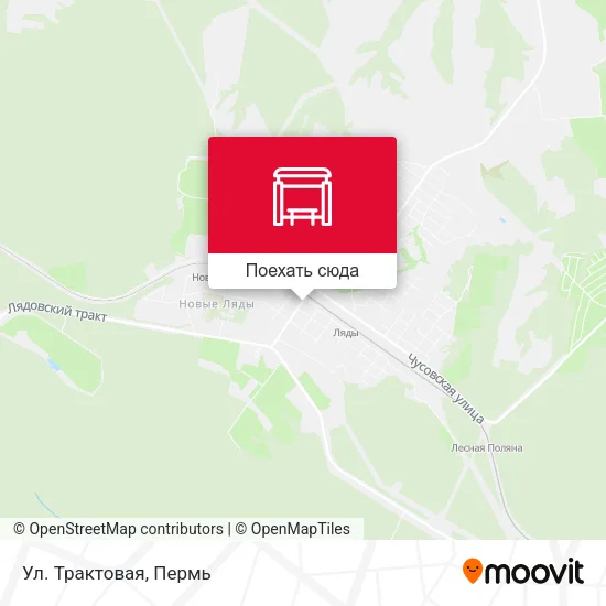 Карта Ул. Трактовая