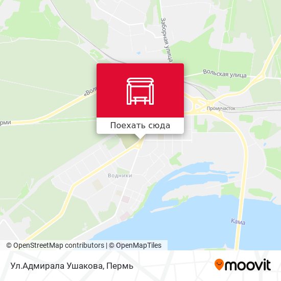 Карта Ул.Адмирала Ушакова