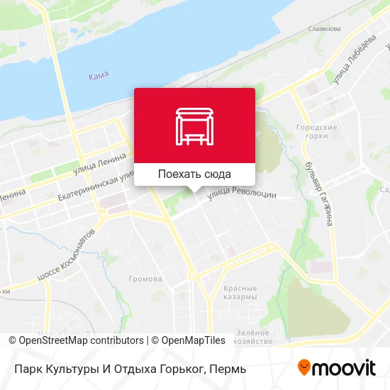 Карта Парк Культуры И Отдыха Горьког