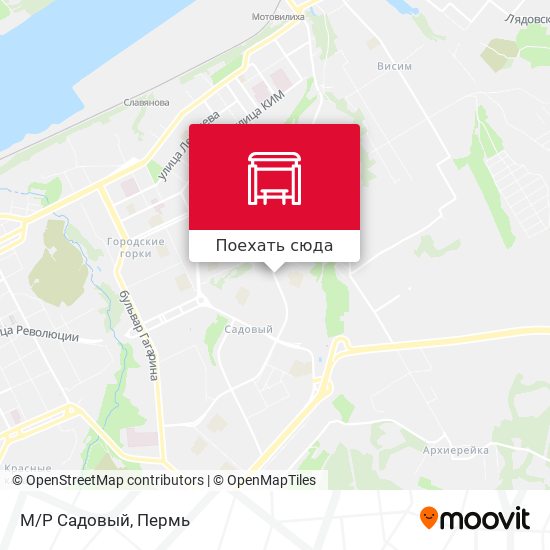Карта М/Р Садовый