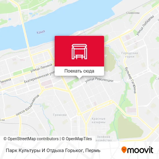Карта Парк Культуры И Отдыха Горьког