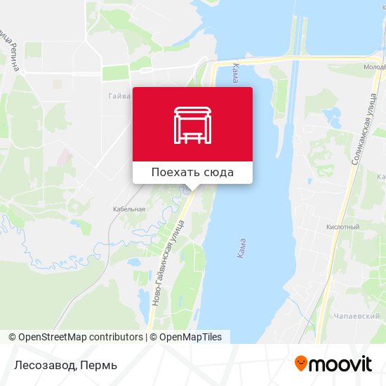 Остановки лесозавод