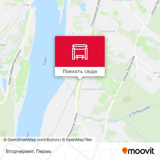Карта Вторчермет