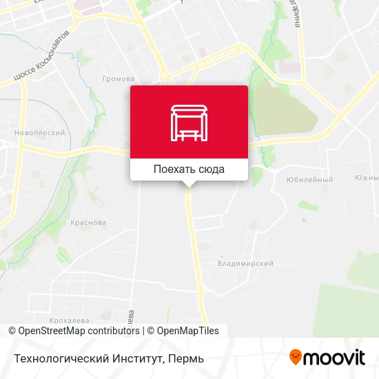 Карта Технологический Институт