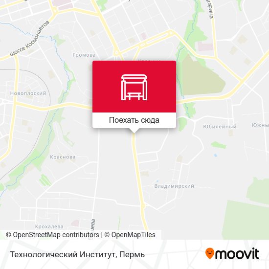 Карта Технологический Институт
