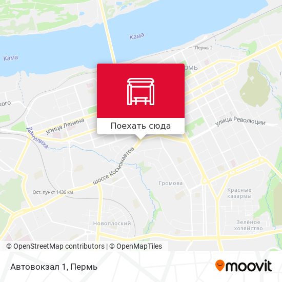 Карта Автовокзал 1