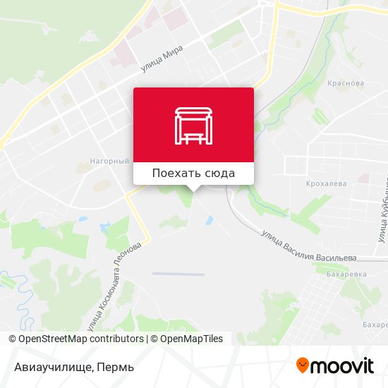 Карта Авиаучилище