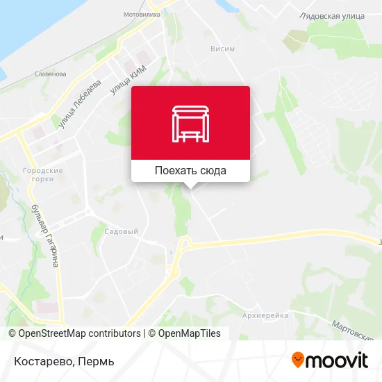 Карта Костарево