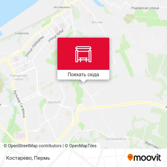 Карта Костарево