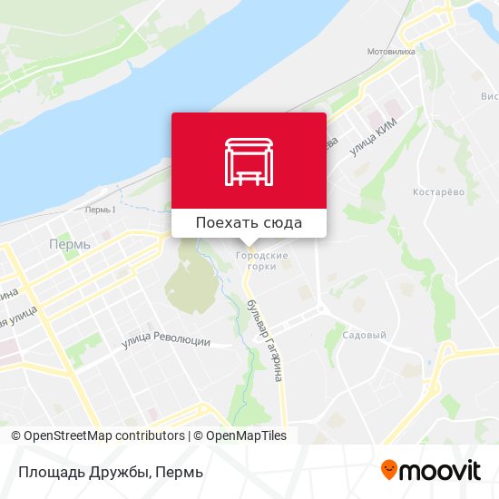 Карта Площадь Дружбы