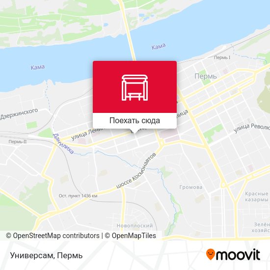 Карта Универсам