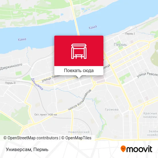 Карта Универсам