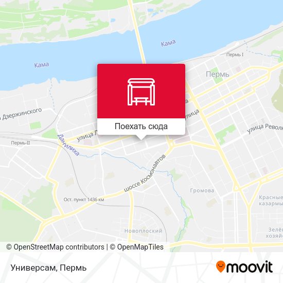 Карта Универсам