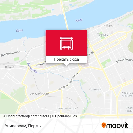 Карта Универсам