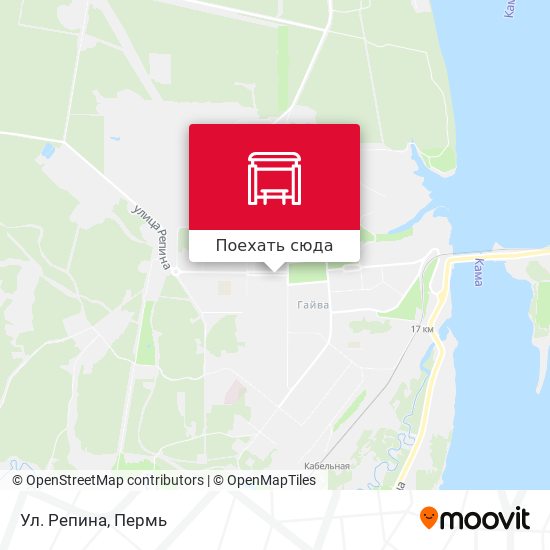 Карта Ул. Репина