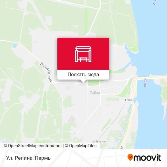Карта Ул. Репина