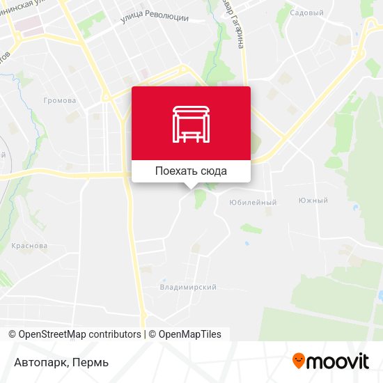 Карта Автопарк