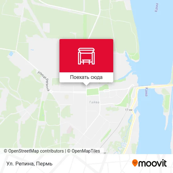 Карта Ул. Репина