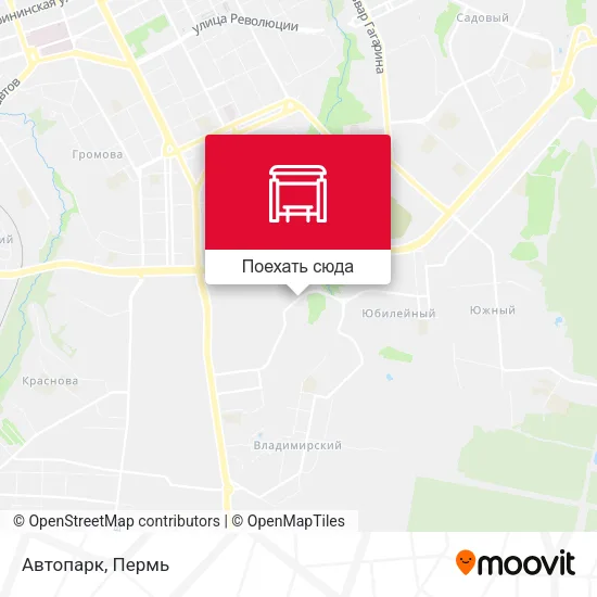 Карта Автопарк